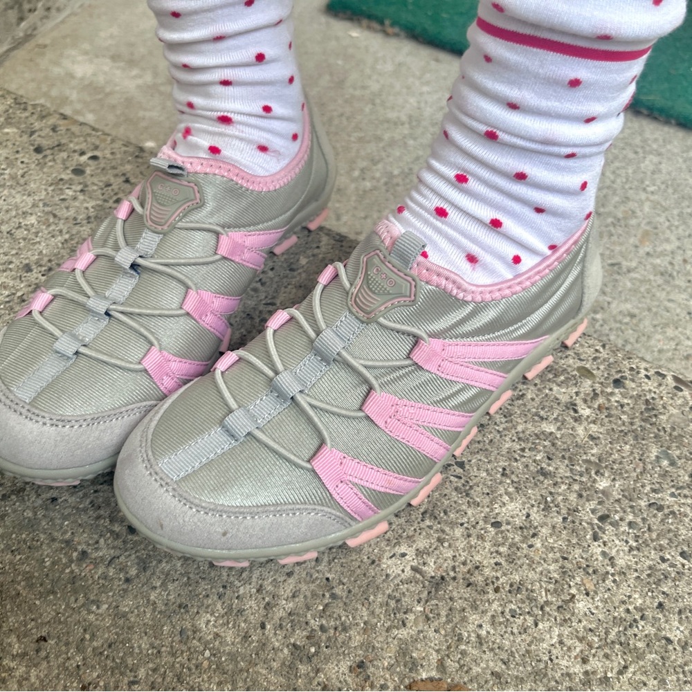 Cutest y2k C+O pink and grey straps trainers